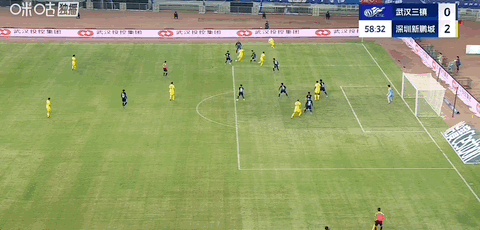杜加利奇门前抢点破门,深圳新鹏城客场2-0领先